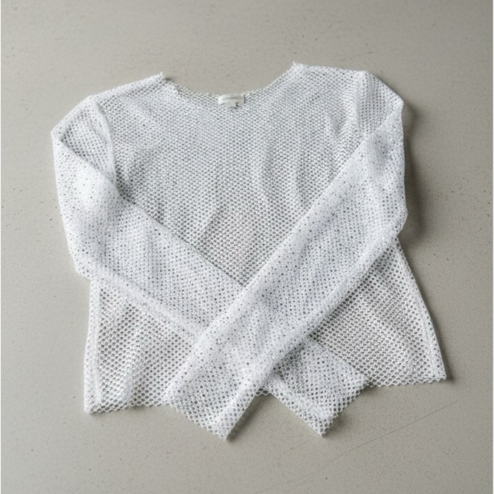 J for Justify Sheer White Blouse
